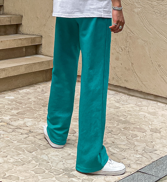 (S-4XL)<BR>코두바 半宽配合 松紧带裤