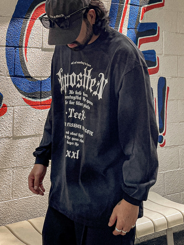 (XL-6XL)<BR>스탠더티 长袖t恤