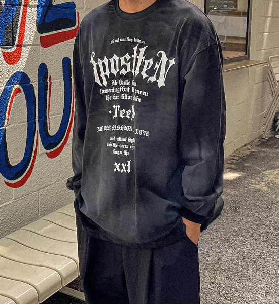 (XL-6XL)<BR>스탠더티 长袖t恤