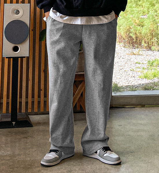 (S-4XL)<BR>코두바 半宽配合 松紧带裤