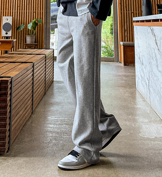 (S-4XL)<BR>코두바 半宽配合 松紧带裤