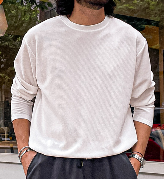 (L-5XL)<BR>코리오 长袖t恤<br><font color="#fb5ec9"><B>[1+1]</B></font>