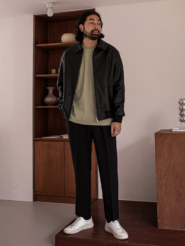 (XL-5XL)<BR>스카단 皮革套头衫