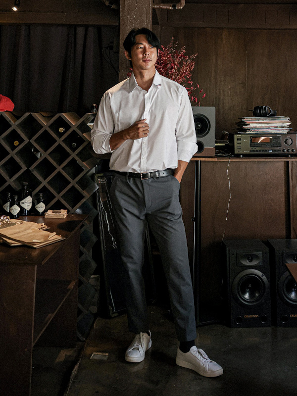 (S-3XL)<br>타바람 修身 宽松长裤