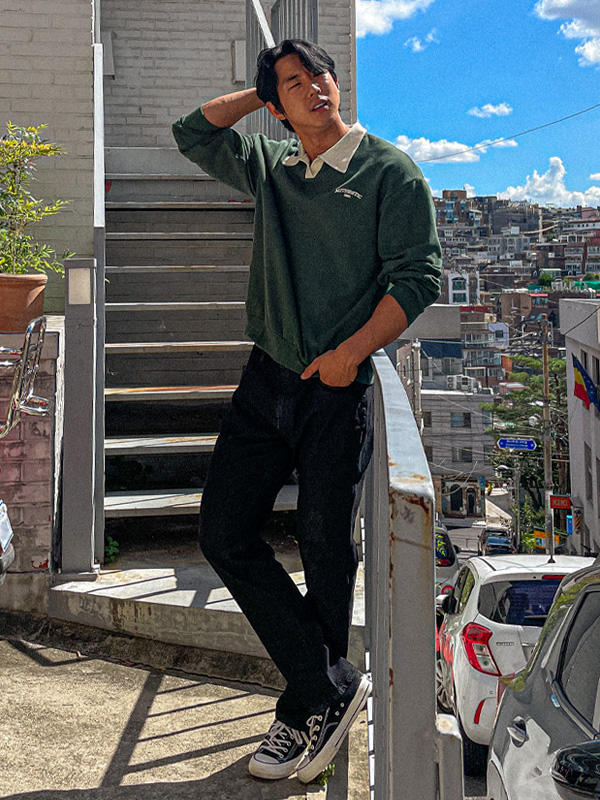 (L-5XL)<BR>마나드 领子卫衣