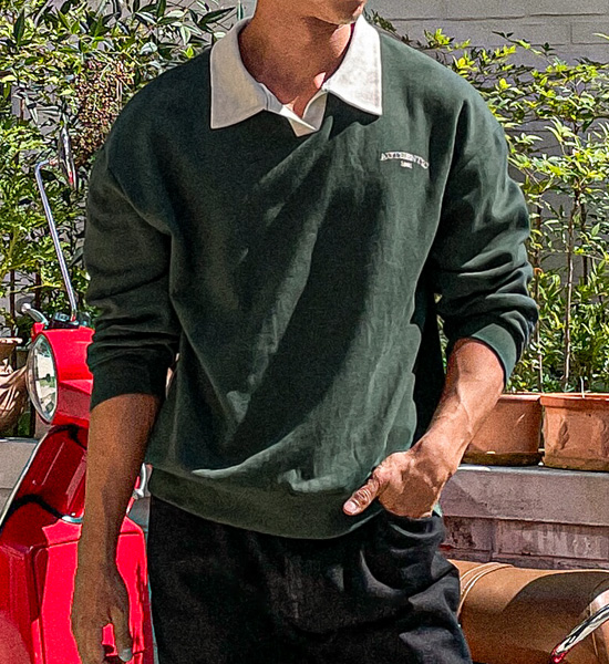 (L-5XL)<BR>마나드 领子卫衣