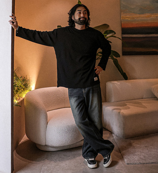 (L-5XL)<BR>나클로 华夫饼 长袖t恤<br><font color="#fb5ec9"><B>[1+1]</B></font>