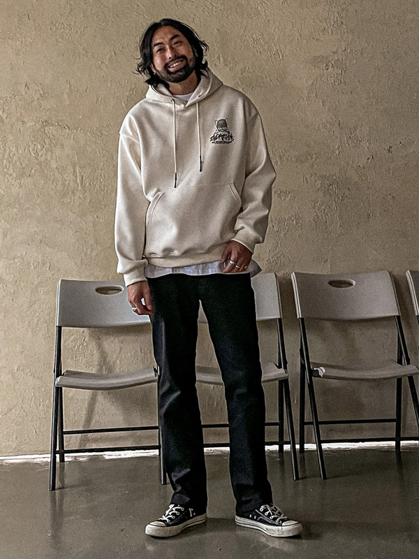 (L-5XL)<BR>비니불독 带帽T恤