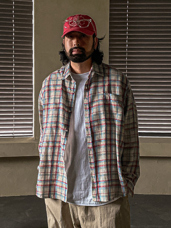 (XL-6XL)<BR>히크파드 格子衬衫