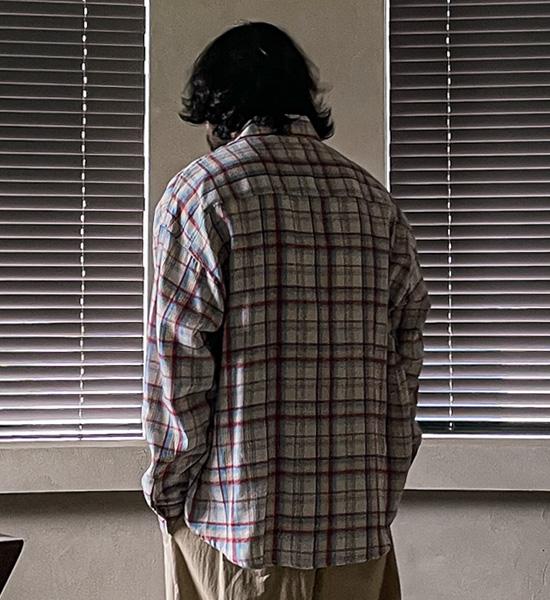 (XL-6XL)<BR>히크파드 格子衬衫