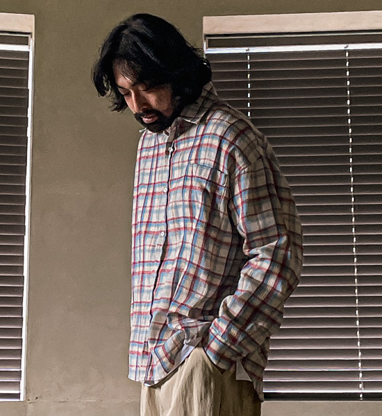 (XL-6XL)<BR>히크파드 格子衬衫