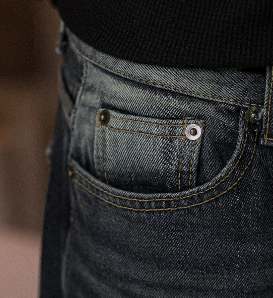 (S-4XL)<br>탄바드 半宽配合 牛仔裤 413