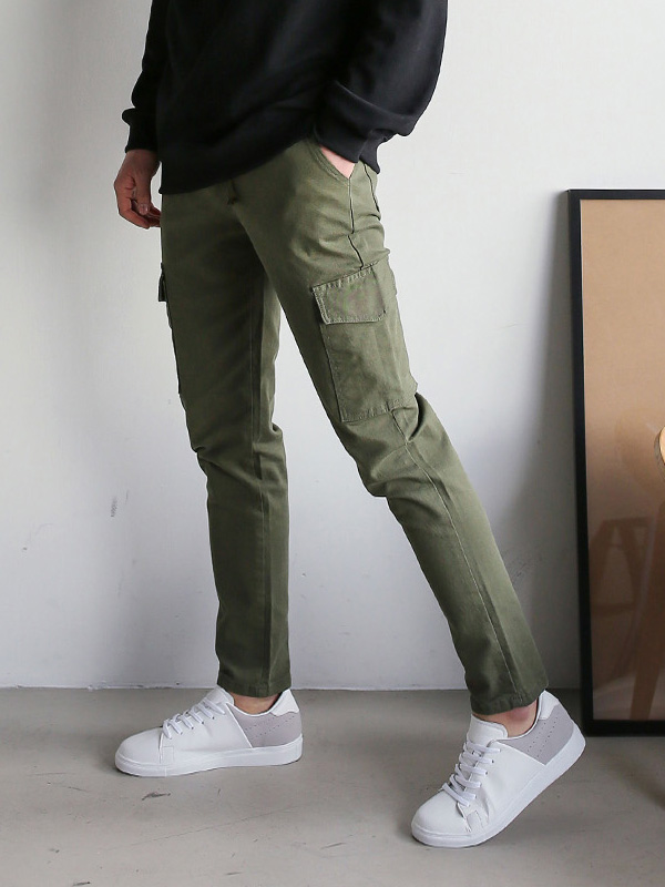 (42-48)<BR>사이좋게 松紧带裤 <br><font color="#098a09"><B>选择长度 (基础,长款+10cm)</B></font>