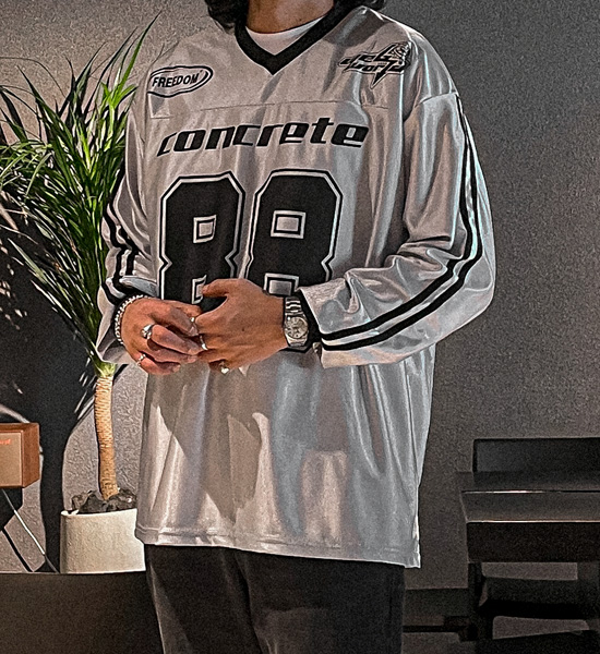 (L-5XL)<BR>콘그톤 져지긴팔티