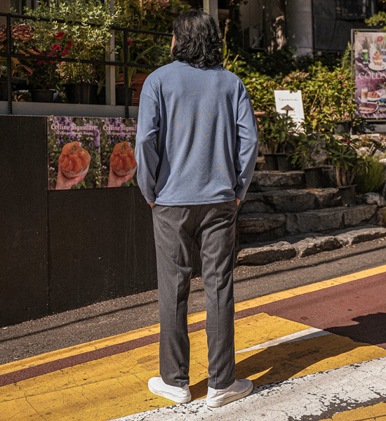 (L-5XL)<BR>쿠사티 长袖t恤