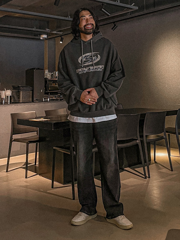 (L-4XL)<BR>비스타라 标准配合 牛仔松紧带裤