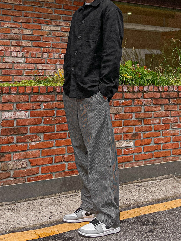 (XL-6XL)<br>카초라 半宽配合 牛仔松紧带裤