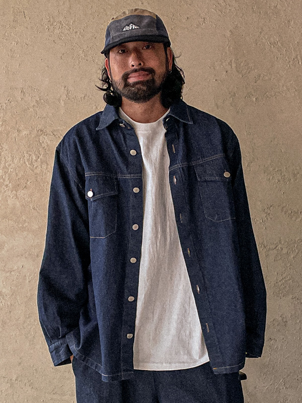 (XL-5XL)<br>샤루디 牛仔衬衫&外套