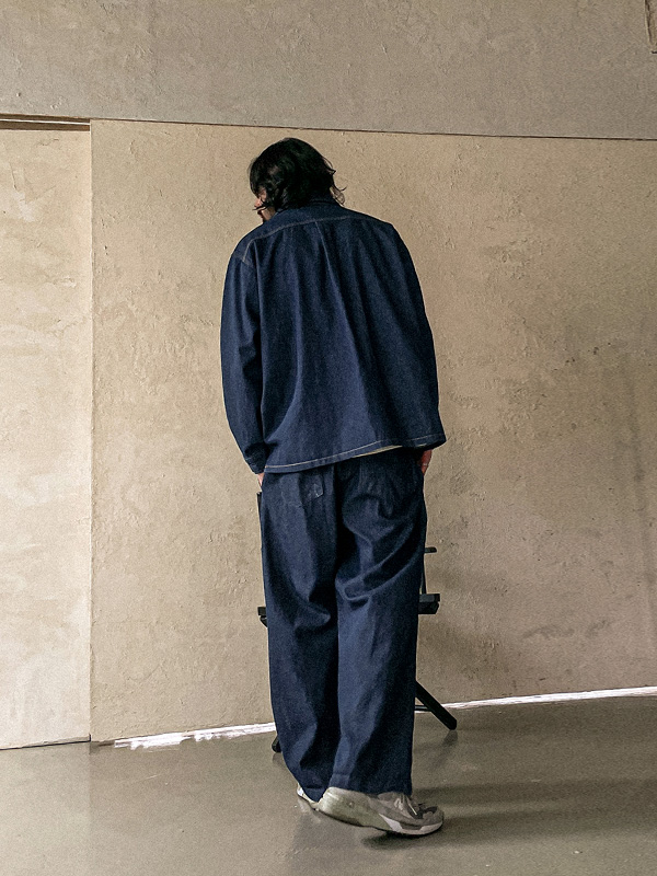 (XL-5XL)<br>샤루디 牛仔衬衫&外套+마사티카 牛仔松紧带裤