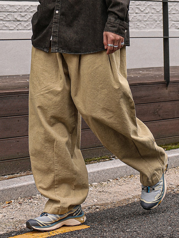 (L-5XL)<BR>말루드 广泛适用 气球绑带裤