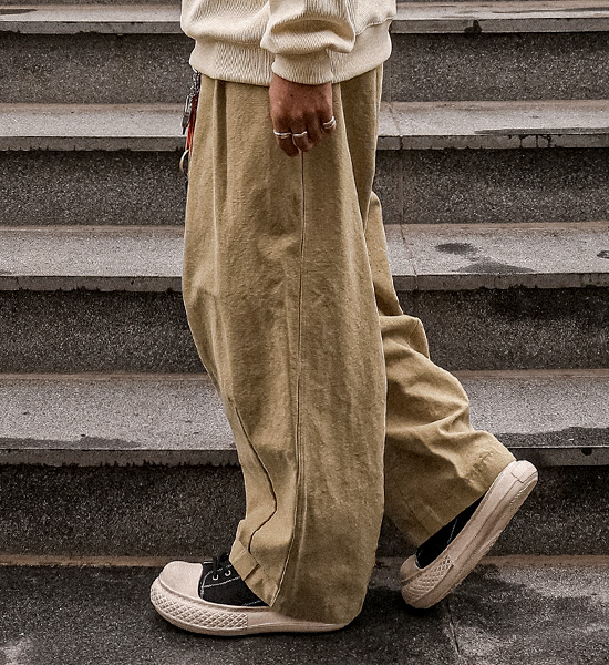 (L-5XL)<BR>말루드 广泛适用 气球绑带裤