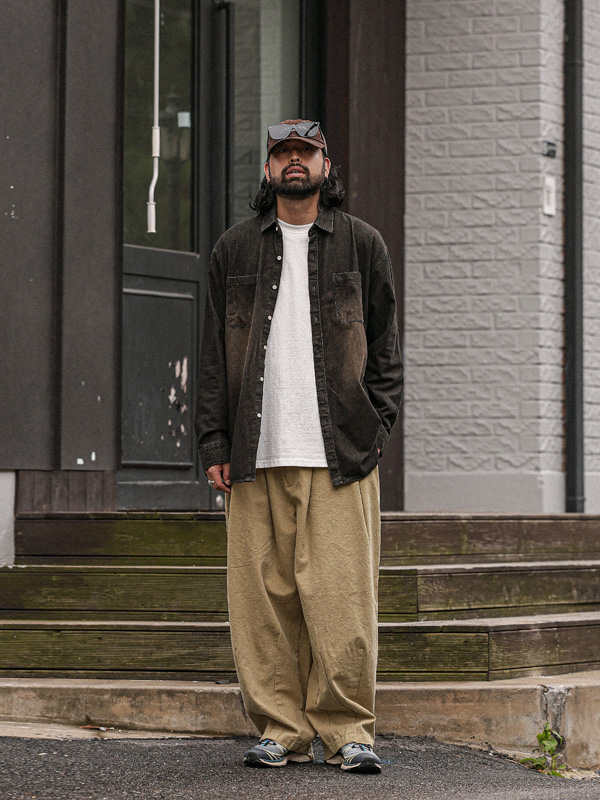 (L-4XL)<br>크런저 牛仔衬衫 106