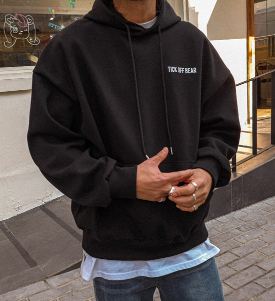 (XL-6XL)<BR>로츠마트 带帽T恤