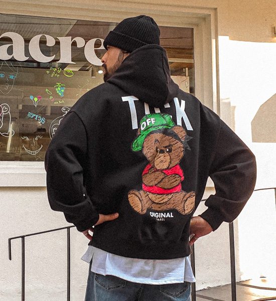 (XL-6XL)<BR>로츠마트 带帽T恤