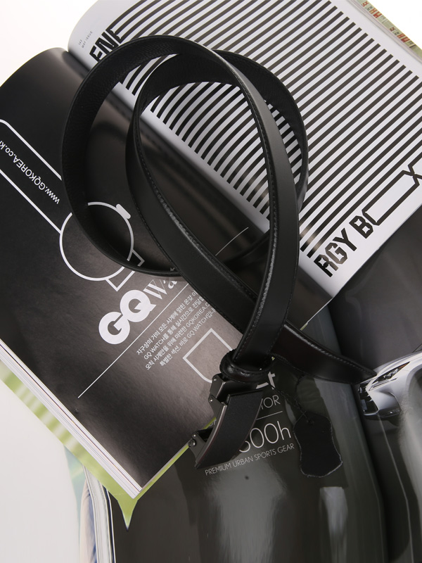 핌파쿠 牛皮 自动皮带 4411