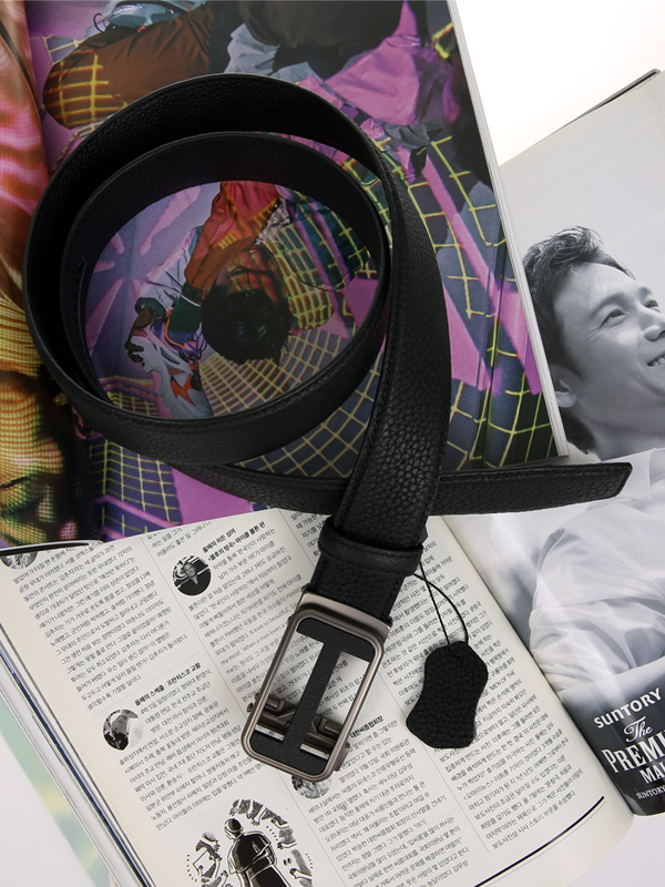 하기르나 牛皮 自动皮带 4413