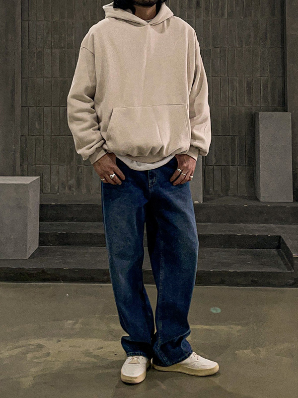 (S-3XL)<br>모트비 半宽配合 牛仔裤 #02