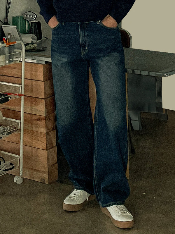 (S-3XL)<br>베토라 标准配合 牛仔裤 #03