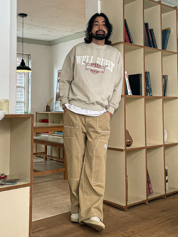 (S-5XL)<BR>아쵸카 半宽配合 短裤