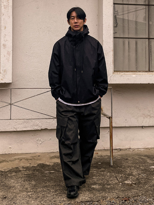 (L~6XL)<BR>카이쿠 带帽外套 209