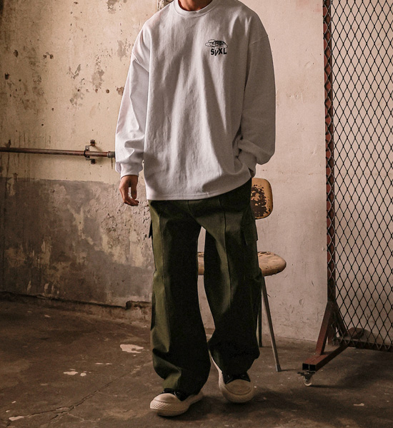 (XL-6XL)<BR>다니푸르 长袖t恤 T002