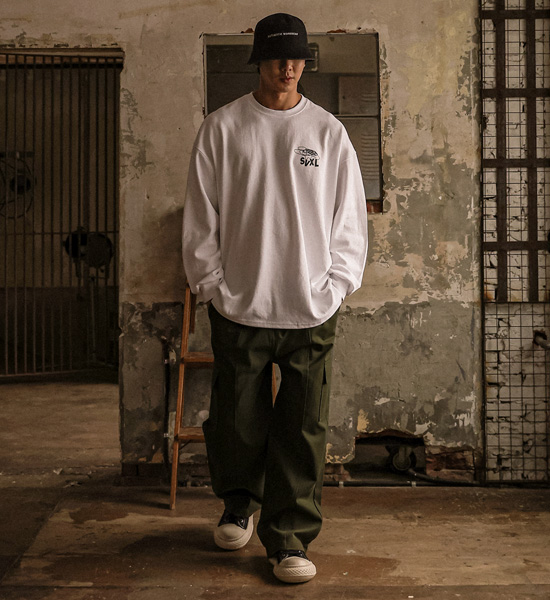 (XL-6XL)<BR>다니푸르 长袖t恤 T002