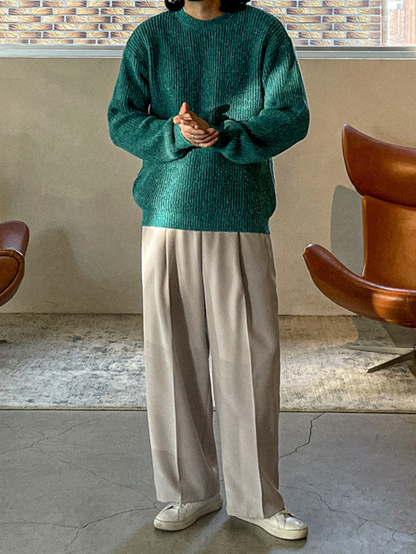 (XL-6XL)<BR>퍼크온 半宽配合 松紧带宽松裤 65