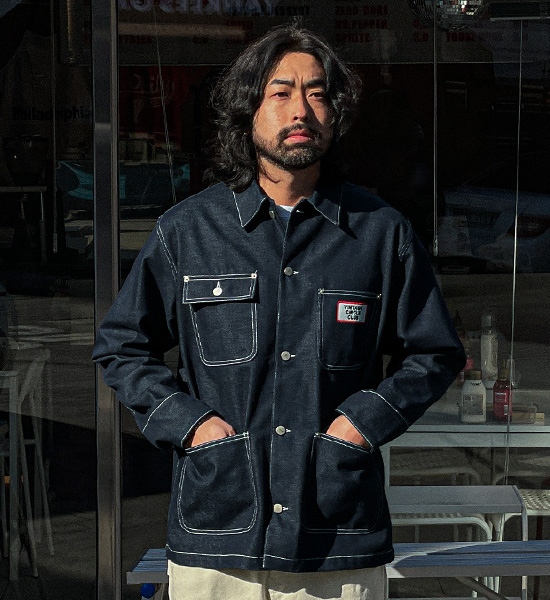 (XL-6XL)<BR>차탄 생지데님자켓