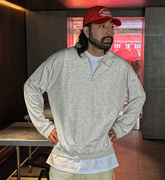 (XL-6XL)<br>아서드 领子卫衣