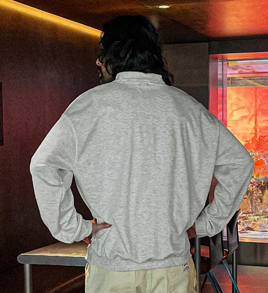 (XL-6XL)<br>아서드 领子卫衣