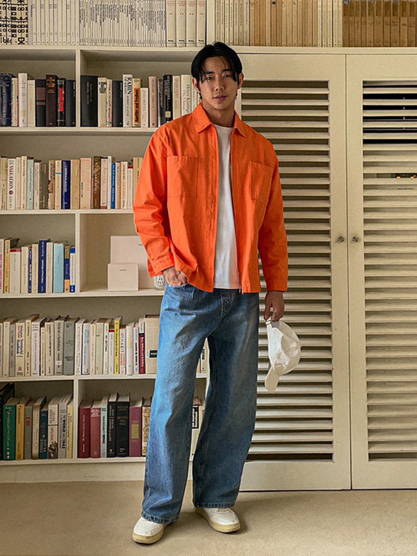 (2XL-5XL)<BR>그레그 워싱셔츠&外套