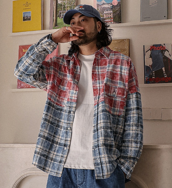 소카다 格子衬衫