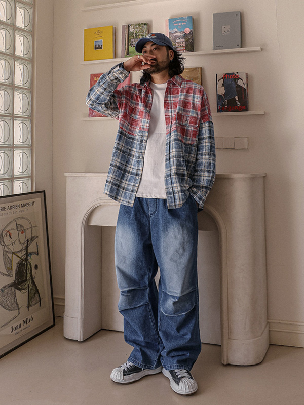 소카다 格子衬衫