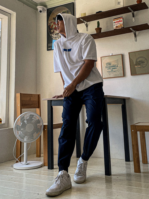 (XL-4XL)<br>러스핀 LONDON 连帽短袖衬衫