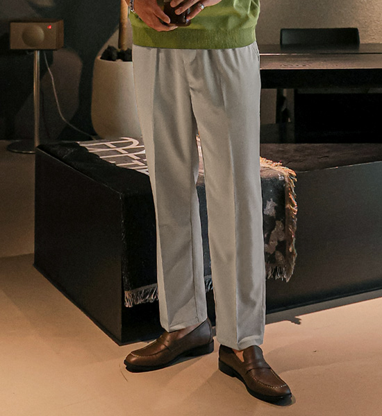 (S-3XL)<br>카란즈 修身 松紧带裤<br><font color="#fb5ec9"><B>[1+1]</B></font>