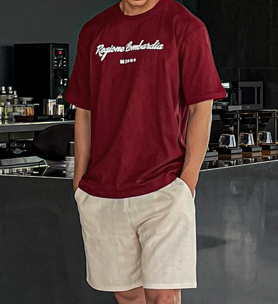 (M-4XL)<br>마카디 亚麻 松紧带短裤 1109