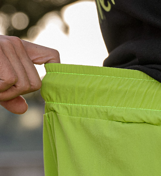 (M-4XL)<BR>우피치 松紧带短裤 375