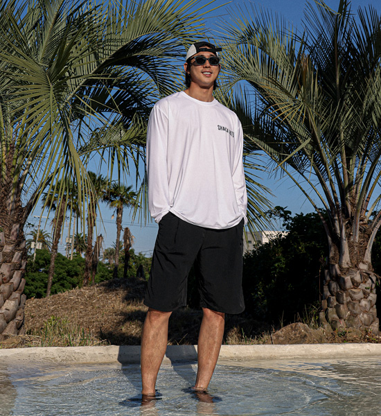 (M-5XL)<br>브로디 百慕大 松紧带短裤 1108