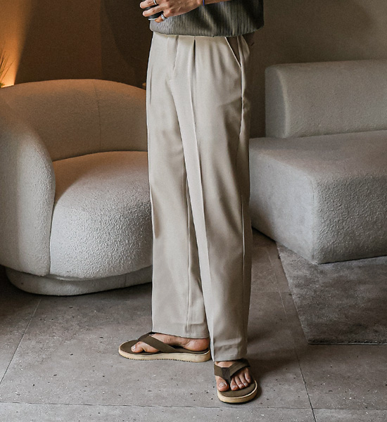 (28-38)<br>리퍼턴 标准配合 后松紧带 宽松长裤 R-42<br><font color="#fb5ec9"><B>[1+1]</B></font>