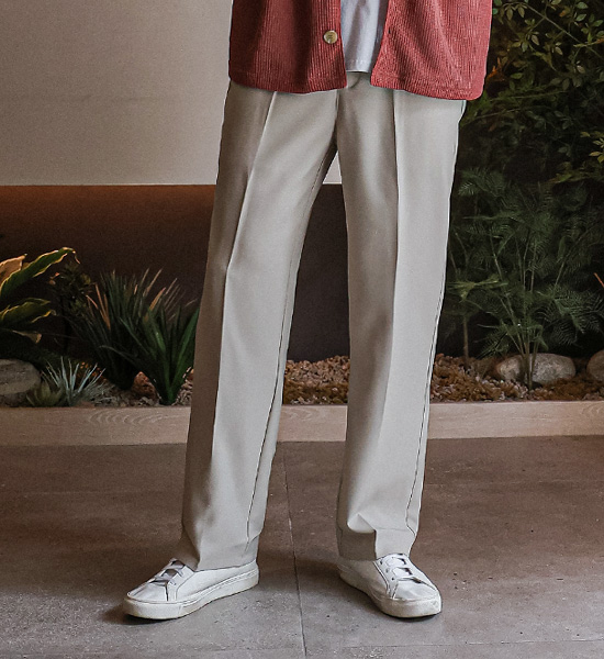 (28-38)<br>리퍼턴 标准配合 后松紧带 宽松长裤 R-42<br><font color="#fb5ec9"><B>[1+1]</B></font>